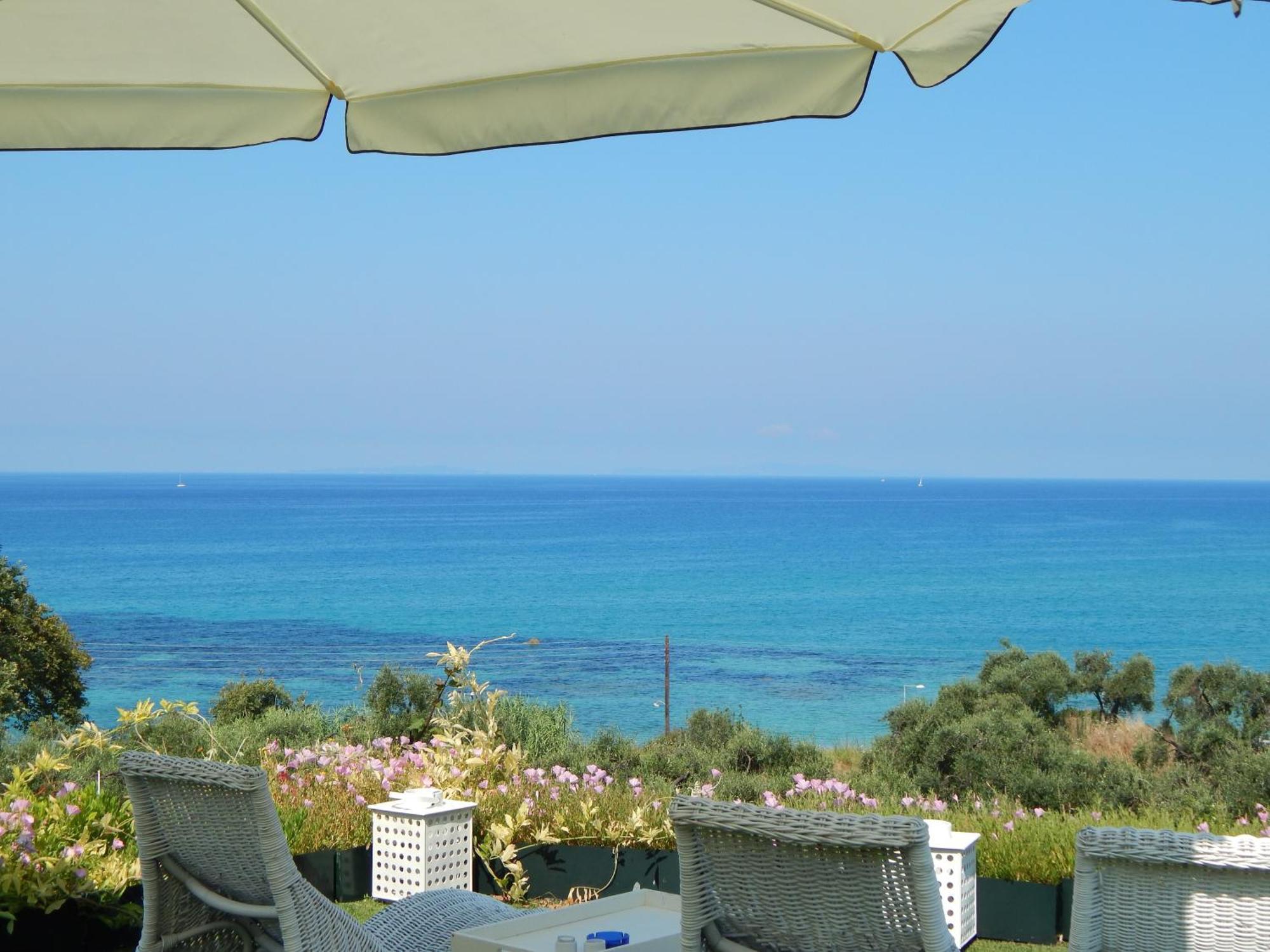 Palmina Mare Villa And Studios Paralia Vrachou Luaran gambar