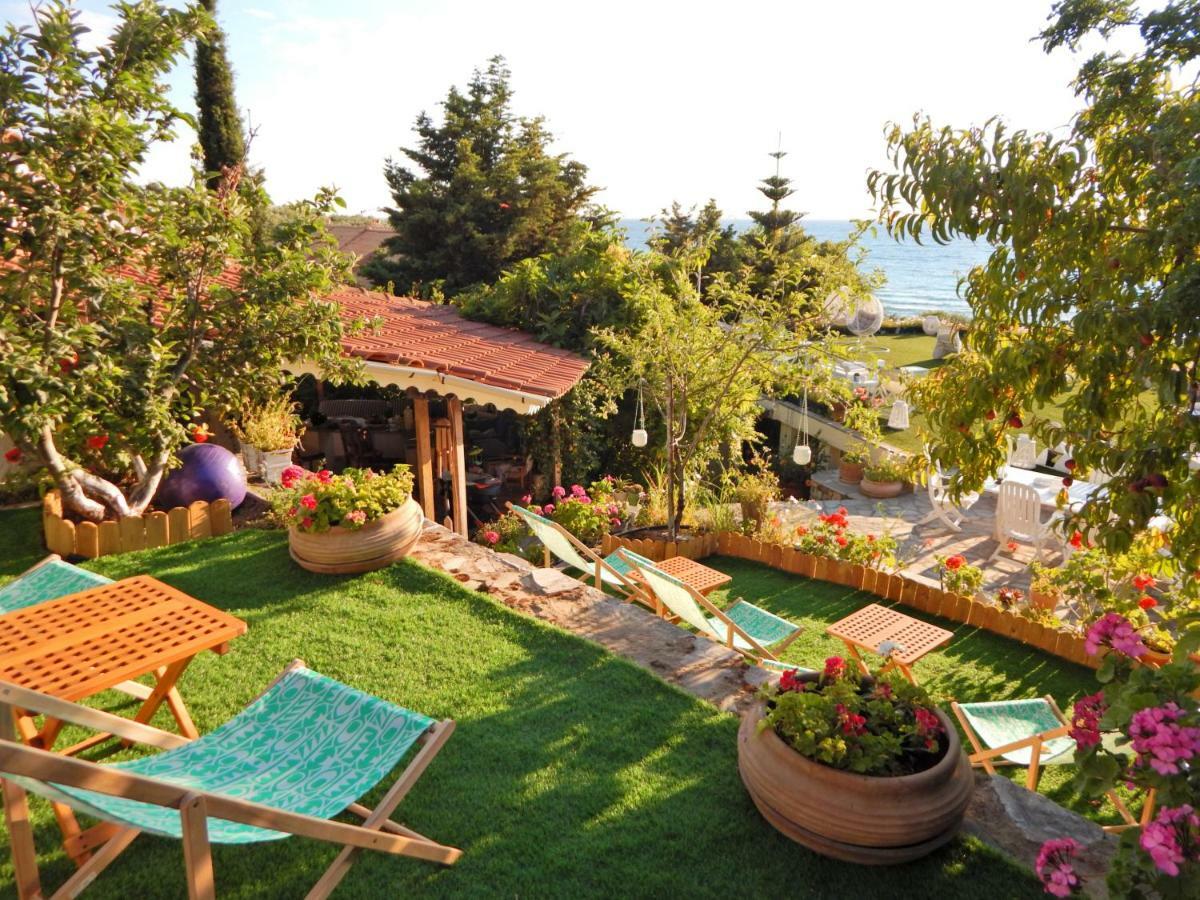 Palmina Mare Villa And Studios Paralia Vrachou Luaran gambar